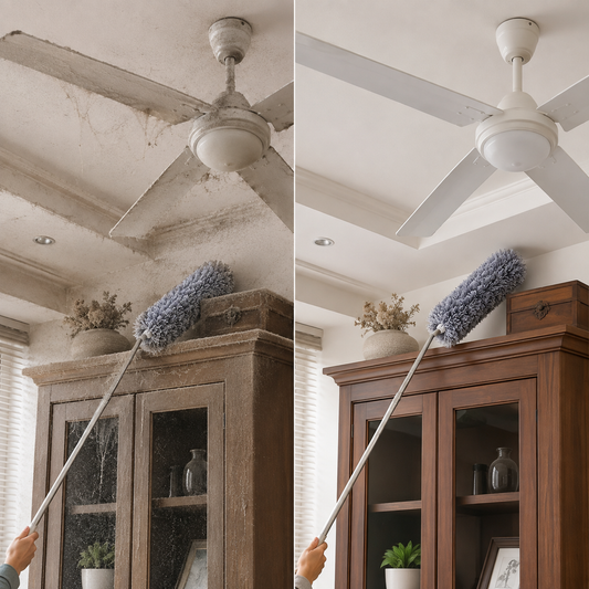 Extendable Microfiber Duster With Bendable Head